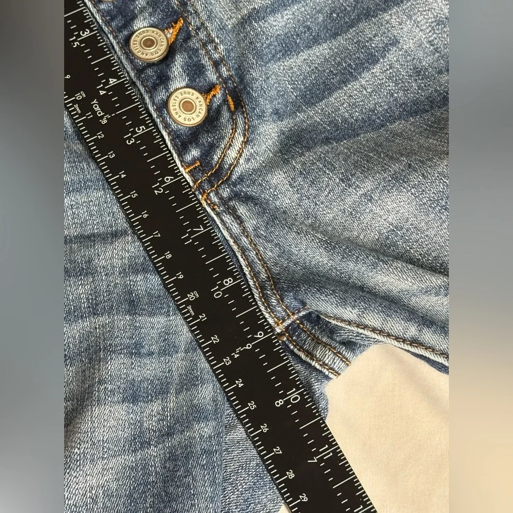 KanCan Estilo Button Fly Distressed Faded Wash Style KC5118D Skinny Size 9/28 - Picture 7 of 9